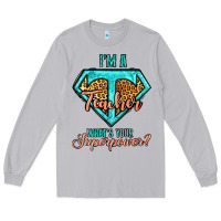 I'm A Teacher What's Your Superpower Leopard Long Sleeve Tee | Teevron