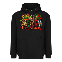 Black merry Christmas Heavyweight Hoodie - Jasminsmagicworld