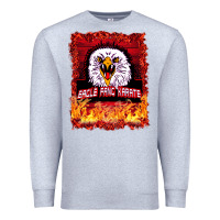Heather Grey Eagle Fang Karate Premium Sweatshirt - Bettercallsaul