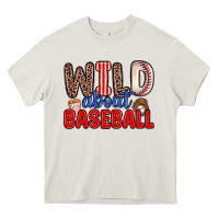 Cream wild about baseball Heavy Core Tee - Zillion Design Studio