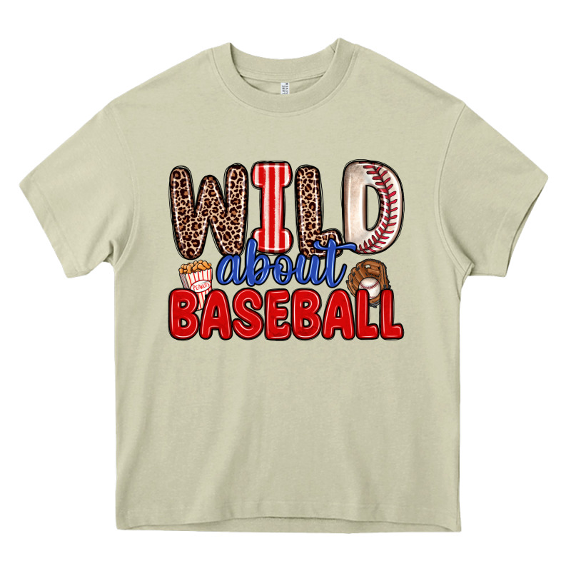 Wild About Baseball Heavy Core Tee by Zillion Design Studio | Teevron