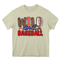 Mossy wild about baseball Heavy Core Tee - Zillion Design Studio