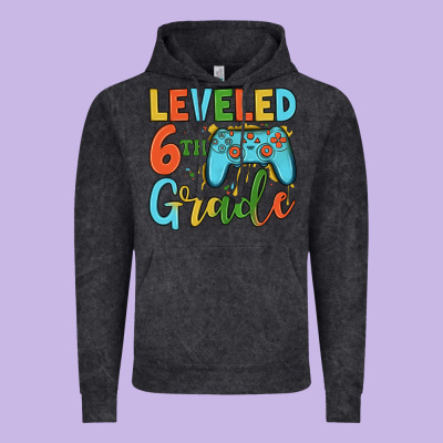 Leveled 6th Grade Vintage Hoodie Designed By Jahusdesignshop