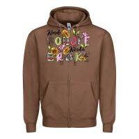 Chestnut kinda boujee kinda broke Zipper Hoodie - MaliasSmallBusiness