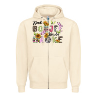 Sandshell kinda boujee kinda broke Zipper Hoodie - MaliasSmallBusiness