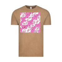 Vintage Coffee floral school seamless pattern Vintage Tee - BundleAndBundleShop