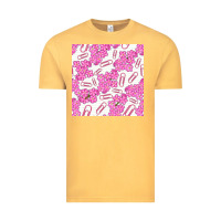 Vintage Mustard floral school seamless pattern Vintage Tee - BundleAndBundleShop