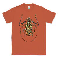 Copper Acrocinus Beetle Illustrations Classic Tee - LillyAllenDesigns