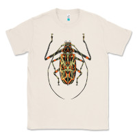 Natural Acrocinus Beetle Illustrations Classic Tee - LillyAllenDesigns
