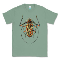 Sage Acrocinus Beetle Illustrations Classic Tee - LillyAllenDesigns