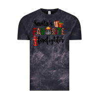 Cloud Black santa's favorite firefighter Vintage Tee - AdoDesignShop