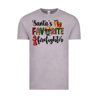 Vintage Zinc santa's favorite firefighter Vintage Tee - AdoDesignShop