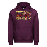 Mauve Wine Super mom super wife super tired Urban Hoodie - CowGirlArtShop