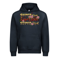Navy Super mom super wife super tired Urban Hoodie - CowGirlArtShop