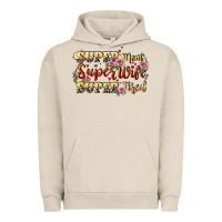 Pigment French Oak Super mom super wife super tired Urban Hoodie - CowGirlArtShop