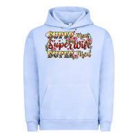 Pigment Grape Ice Super mom super wife super tired Urban Hoodie - CowGirlArtShop