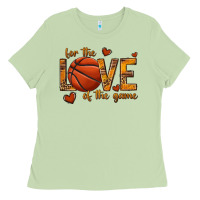 Matcha for the love of the game basketball Ladies Tee - texasbilliewilder
