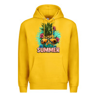 Lemon Hello summer pineapple Premium Hoodie - NancyCooperArtShop