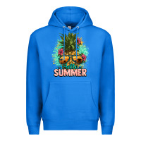True Royal Hello summer pineapple Premium Hoodie - NancyCooperArtShop