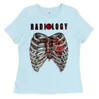 Baby Blue Radiology Ladies Tee - RanaPortraitStore