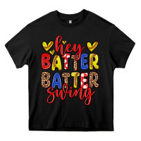 Black hey batter batter swing softball Heavy Core Tee - Zillion Design Studio