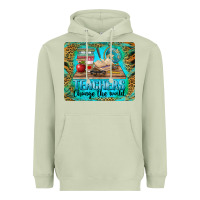 Teachers Change The World Mousepad Heavyweight Hoodie | Teevron