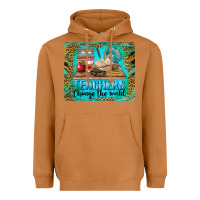 Meerkat teachers change the world mousepad Heavyweight Hoodie - BarkalooDesign