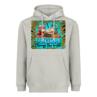 Moon Dust teachers change the world mousepad Heavyweight Hoodie - BarkalooDesign