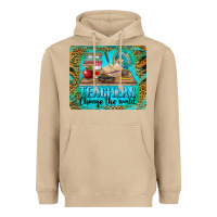 Mushroom teachers change the world mousepad Heavyweight Hoodie - BarkalooDesign