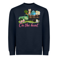 Navy easter on the hunt Heavyweight Sweatshirt - AdoDesignShop