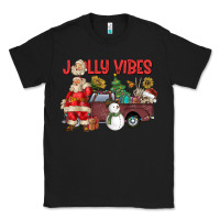 Black Jolly Vibes Classic Tee - CowhideDigitalArt