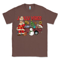 Chestnut Jolly Vibes Classic Tee - CowhideDigitalArt