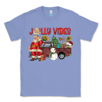 Colony Blue Jolly Vibes Classic Tee - CowhideDigitalArt