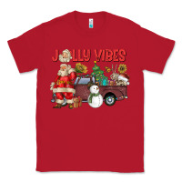 Red Jolly Vibes Classic Tee - CowhideDigitalArt