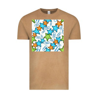 Vintage Camel stars school seamless pattern Vintage Tee - BundleAndBundleShop