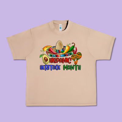 Hispanic Heritage Month Urban Heavy Tee Designed By Bundleandbundleshop