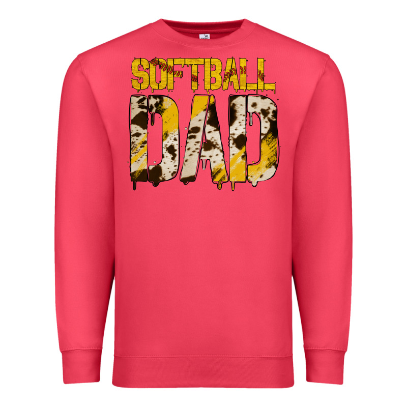 Softball Dad Premium Sweatshirt by Bettercallsaul | Teevron