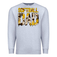 Heather Grey Softball Dad Premium Sweatshirt - Bettercallsaul