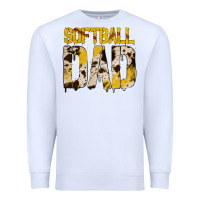 White Softball Dad Premium Sweatshirt - Bettercallsaul