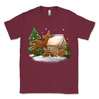 Burgundy Christmas cookies Classic Tee - Jasminsmagicworld