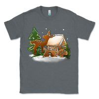 Charcoal Heather Christmas cookies Classic Tee - Jasminsmagicworld