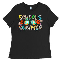Black school's out for summer Ladies Tee - Zillion Design Studio