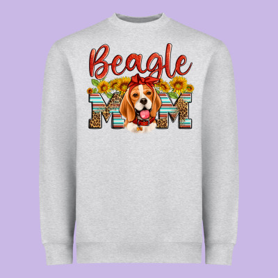 Beagle Mom Heavyweight Sweatshirt Designed By Artiststas