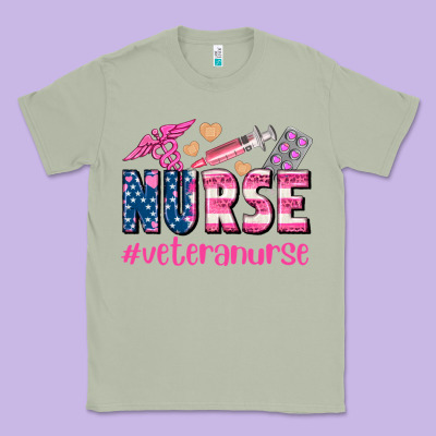 Veteran Nurse Classic Tee Designed By Adodesignshop