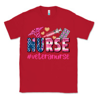 Red veteran nurse Classic Tee - AdoDesignShop