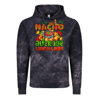 Cloud Black nacho average lunch lady  with nacho Vintage Hoodie - AdoDesignShop