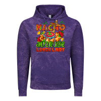 Cloud Purple nacho average lunch lady  with nacho Vintage Hoodie - AdoDesignShop