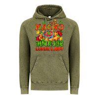 Vintage Olive nacho average lunch lady  with nacho Vintage Hoodie - AdoDesignShop