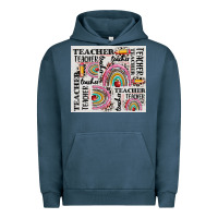 Pigment Midnight Navy teacher tumbler Urban Hoodie - CowGirlArtShop