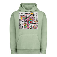 Pigment Oil Green teacher tumbler Urban Hoodie - CowGirlArtShop